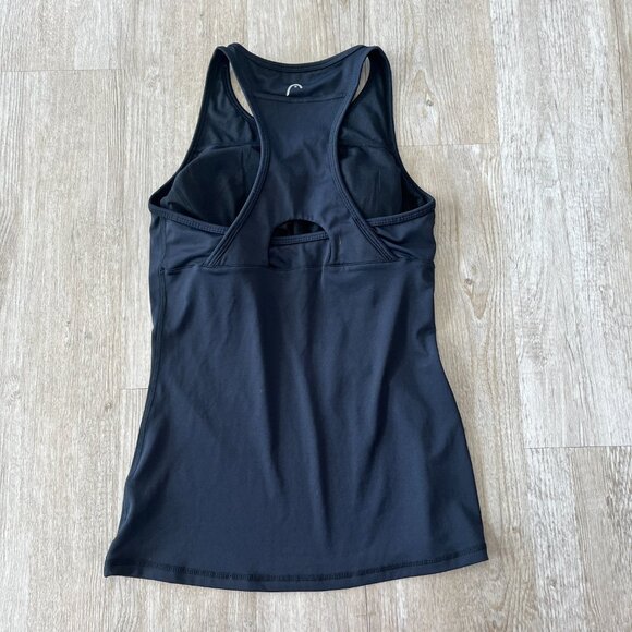 Womens Head Black Athletic Workout Tank Top - M - Picture 4 of 7